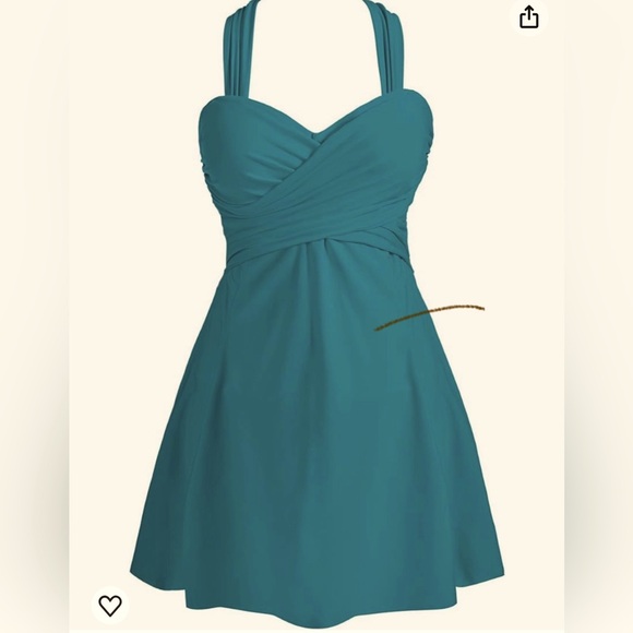 NWT Cocopear elegant crossover one piece Swimdress size Small - Picture 1 of 5